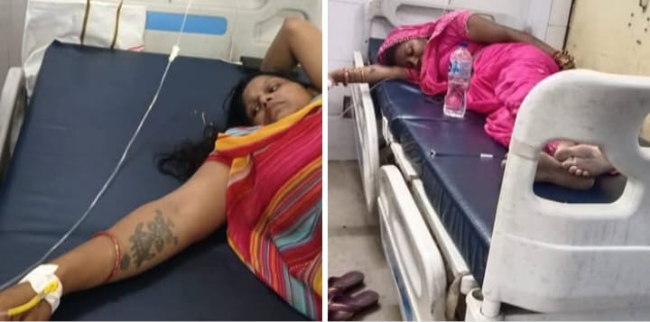 तमकुही राज थाना क्षेत्र में भूमि विवाद में खूनी संघर्ष दो महिलाएं बुरी तरह घायल जिला अस्पताल रेफर